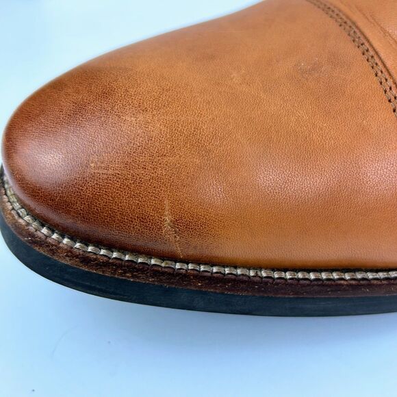 Cole Haan Wagner Grand Chelsea Boots Leather Dress Shoes Cognac Tan Men's 12 - Picture 13 of 15